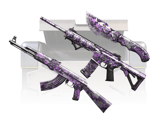 Purple Camo Crate